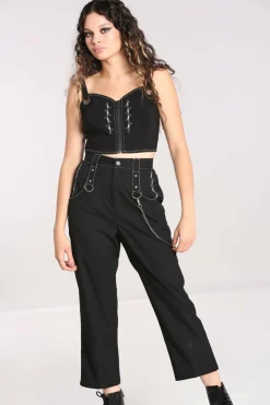 Women Hell Bunny Trousers<Lennox Cropped Trousers