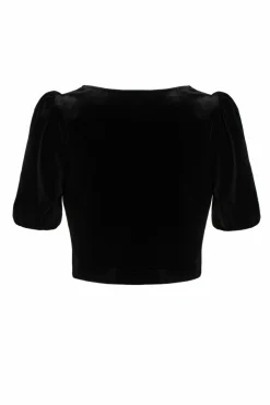 Women Hell Bunny Crop Tops<Lilith Top