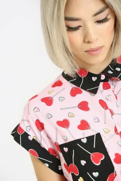 Women Hell Bunny Shirts<Lollies Shirt