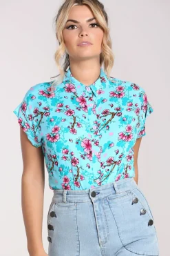 Women Hell Bunny Shirts<Louella Shirt