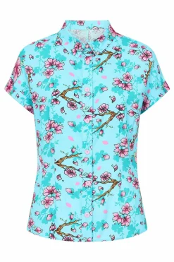 Women Hell Bunny Shirts<Louella Shirt