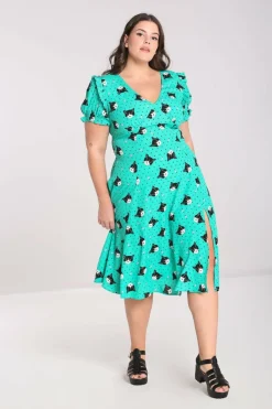 Women Hell Bunny Midi Dresses<Love Cats Midi Dress