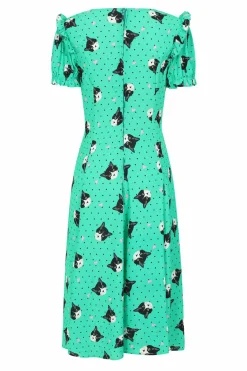 Women Hell Bunny Midi Dresses<Love Cats Midi Dress
