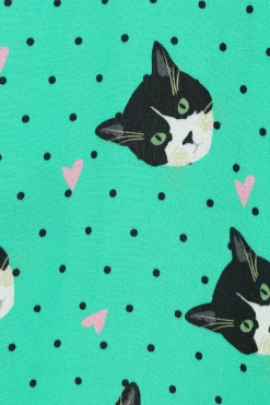 Women Hell Bunny Midi Dresses<Love Cats Midi Dress