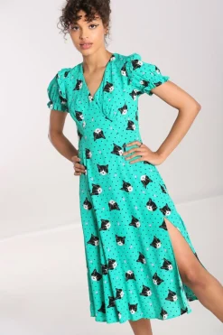 Women Hell Bunny Midi Dresses<Love Cats Midi Dress