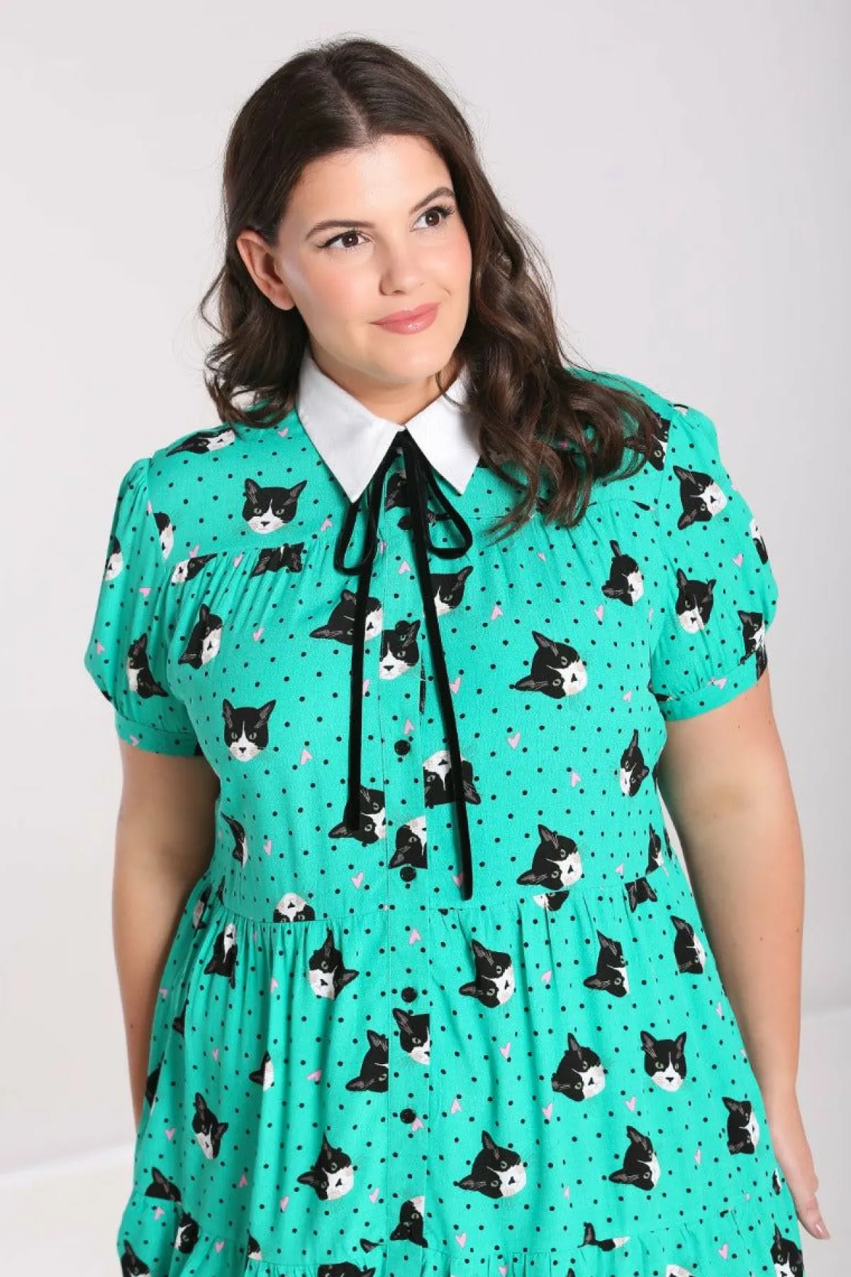 Women Hell Bunny Mini Dresses<Love Cats Mini Dress