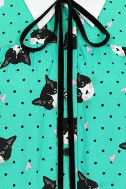Women Hell Bunny Mini Dresses<Love Cats Mini Dress