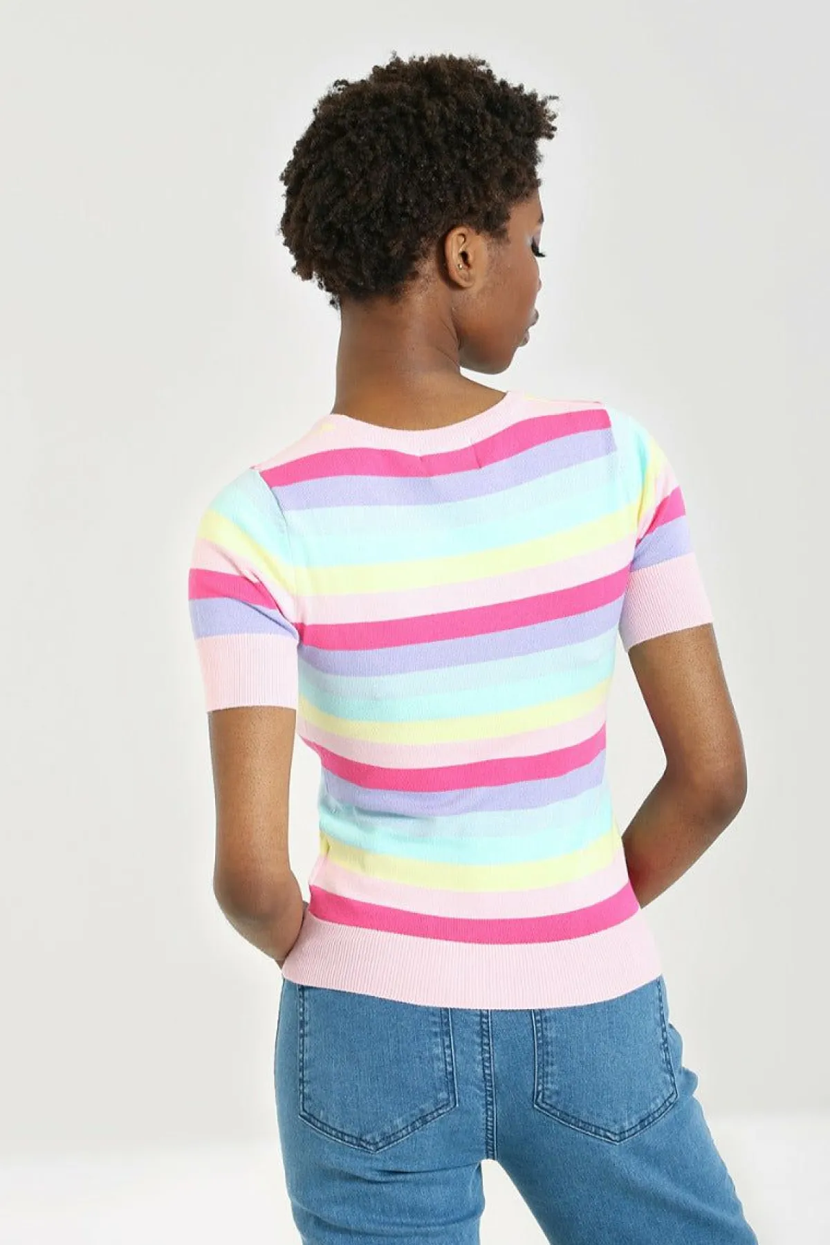 Women Hell Bunny Knitted Tops<Love Heart Top