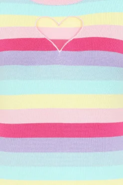 Women Hell Bunny Knitted Tops<Love Heart Top