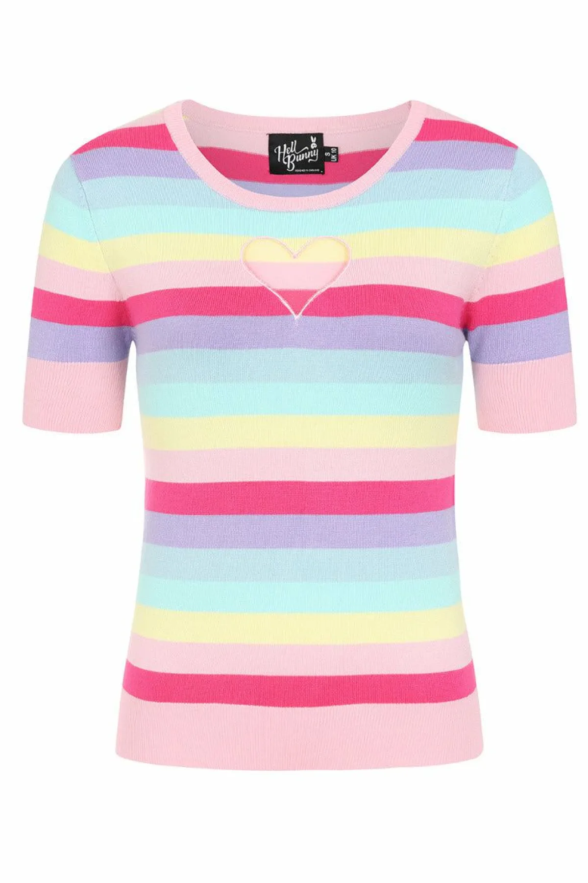 Women Hell Bunny Knitted Tops<Love Heart Top
