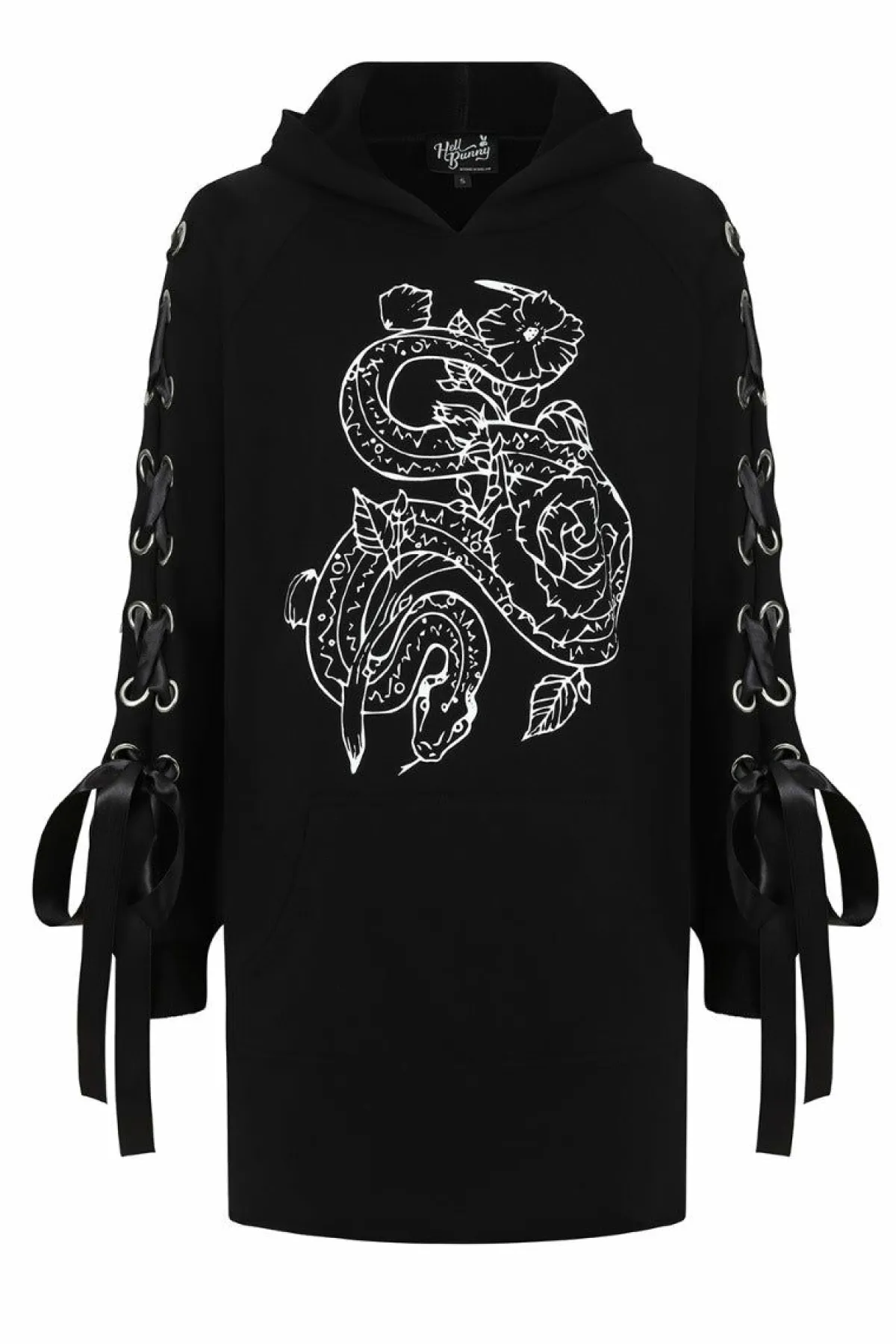 Women Hell Bunny Loungewear<Medusa Hoodie Dress
