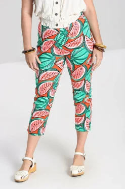 Women Hell Bunny Trousers<Melonie Cigarette Trousers