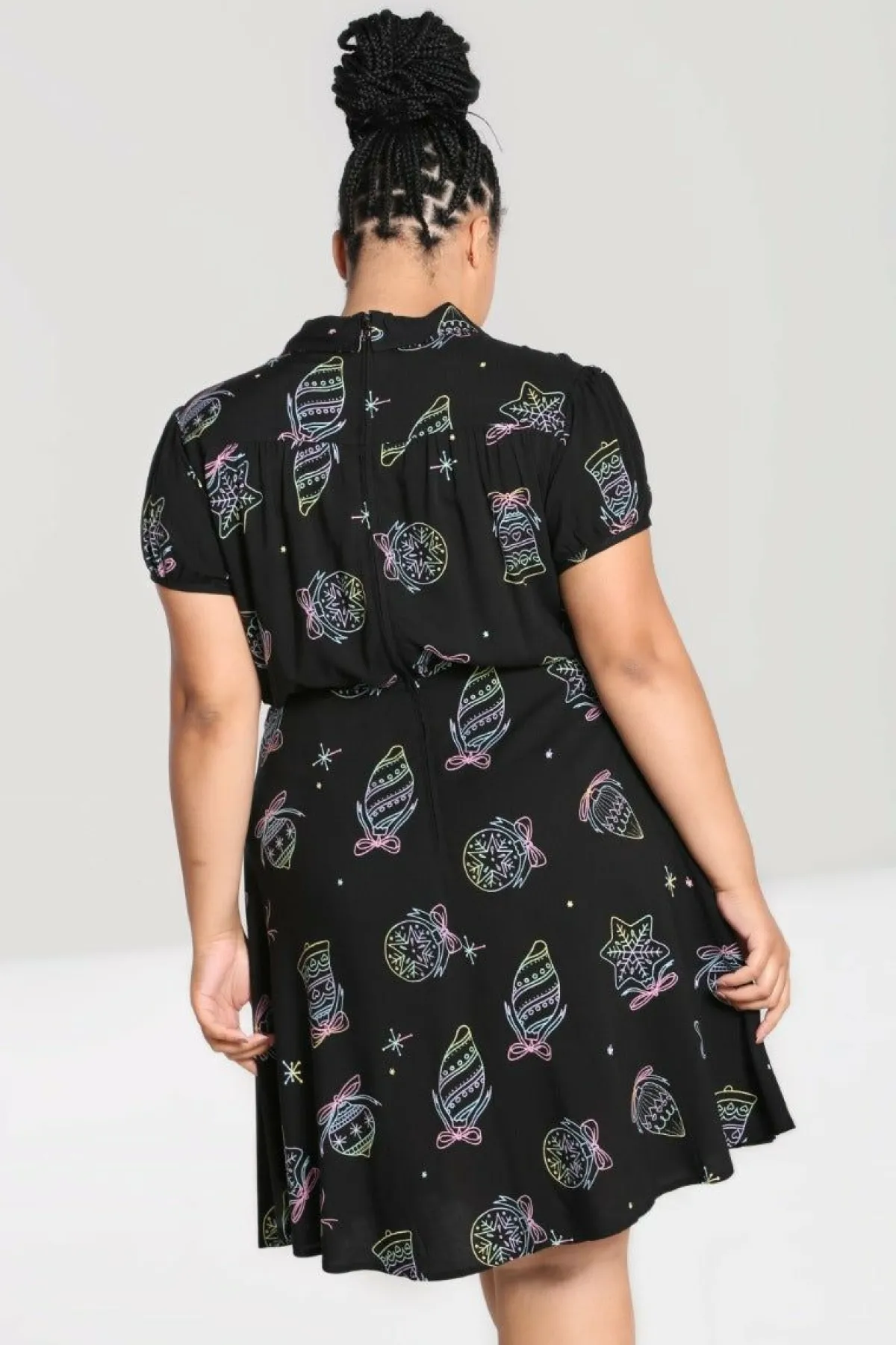 Women Hell Bunny Knee Dresses<Merry Mid Dress