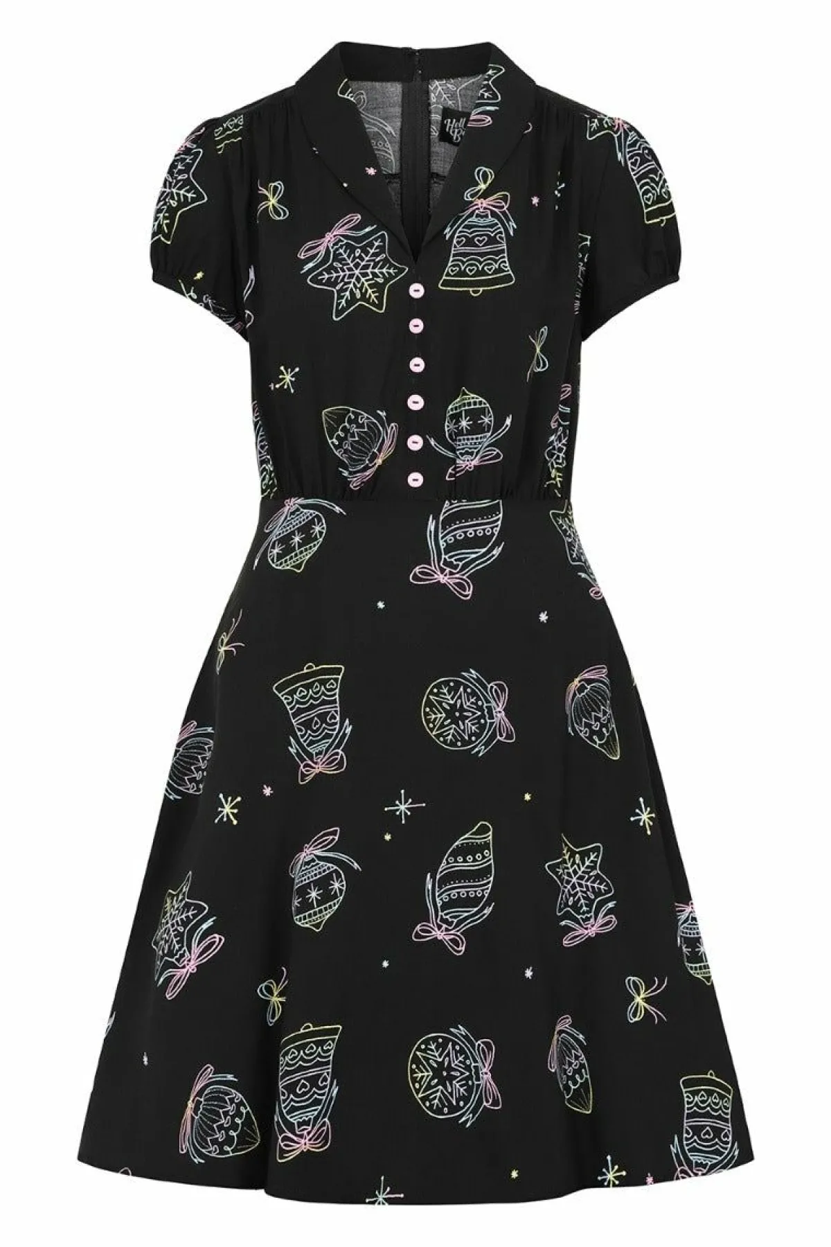 Women Hell Bunny Knee Dresses<Merry Mid Dress