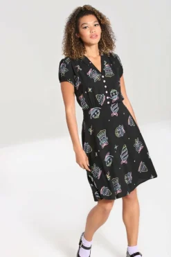 Women Hell Bunny Knee Dresses<Merry Mid Dress