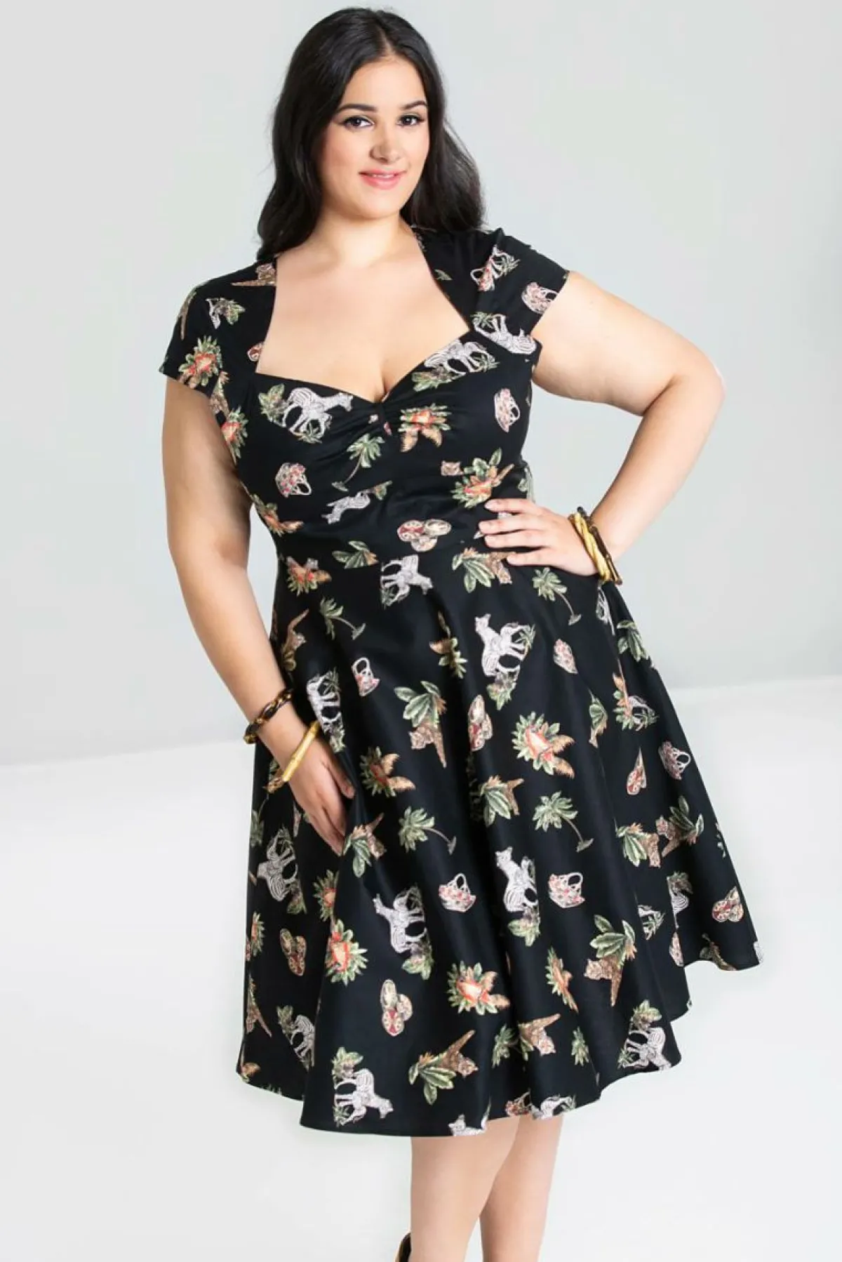 Women Hell Bunny Midi Dresses<Messina 50'S Dress