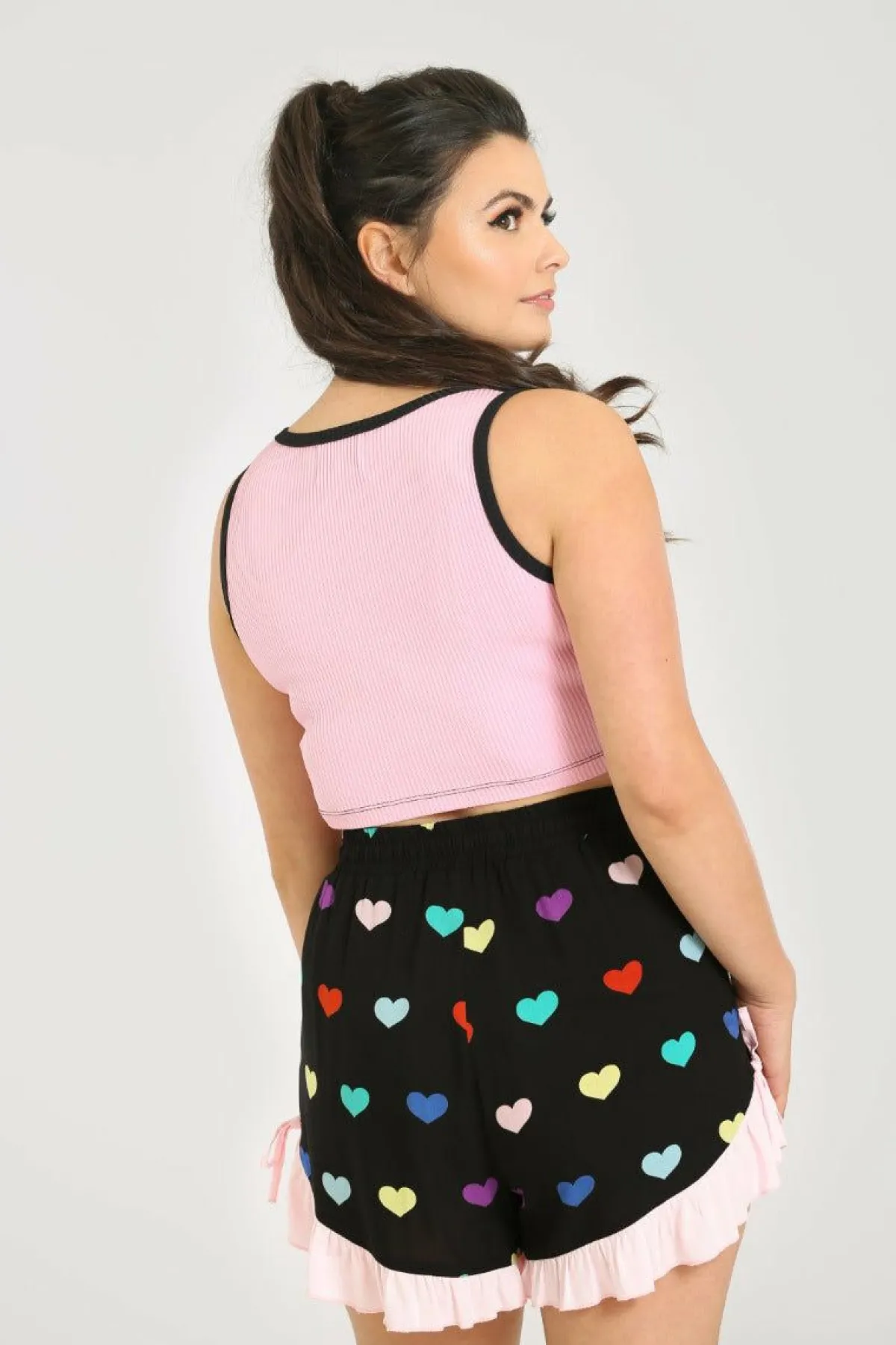Women Hell Bunny Loungewear<Mimi Crop Top