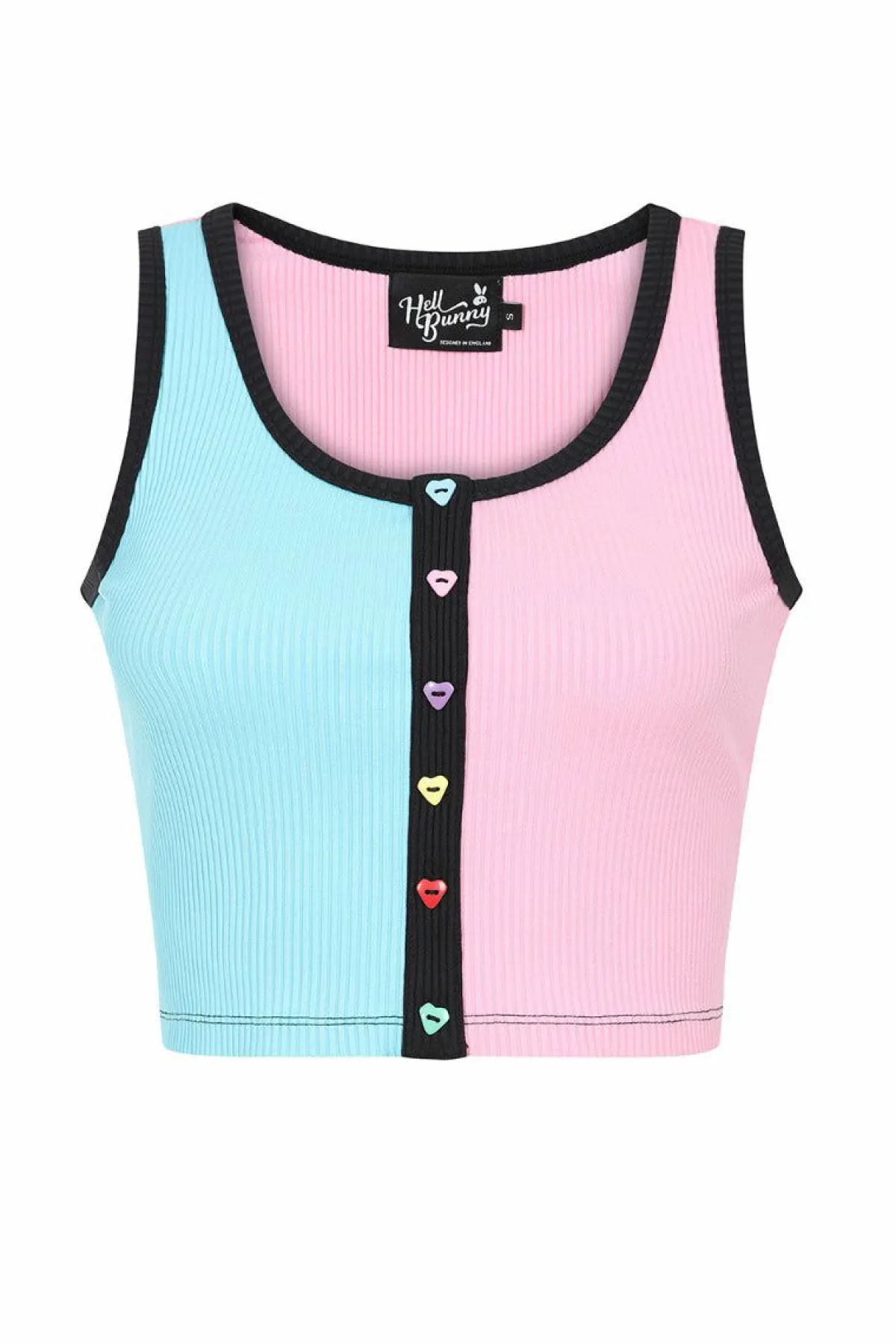 Women Hell Bunny Loungewear<Mimi Crop Top