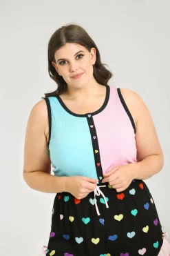 Women Hell Bunny Loungewear<Mimi Crop Top