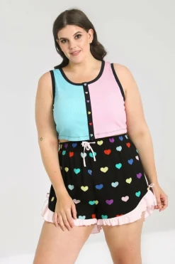 Women Hell Bunny Loungewear<Mimi Crop Top