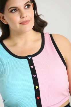 Women Hell Bunny Loungewear<Mimi Crop Top