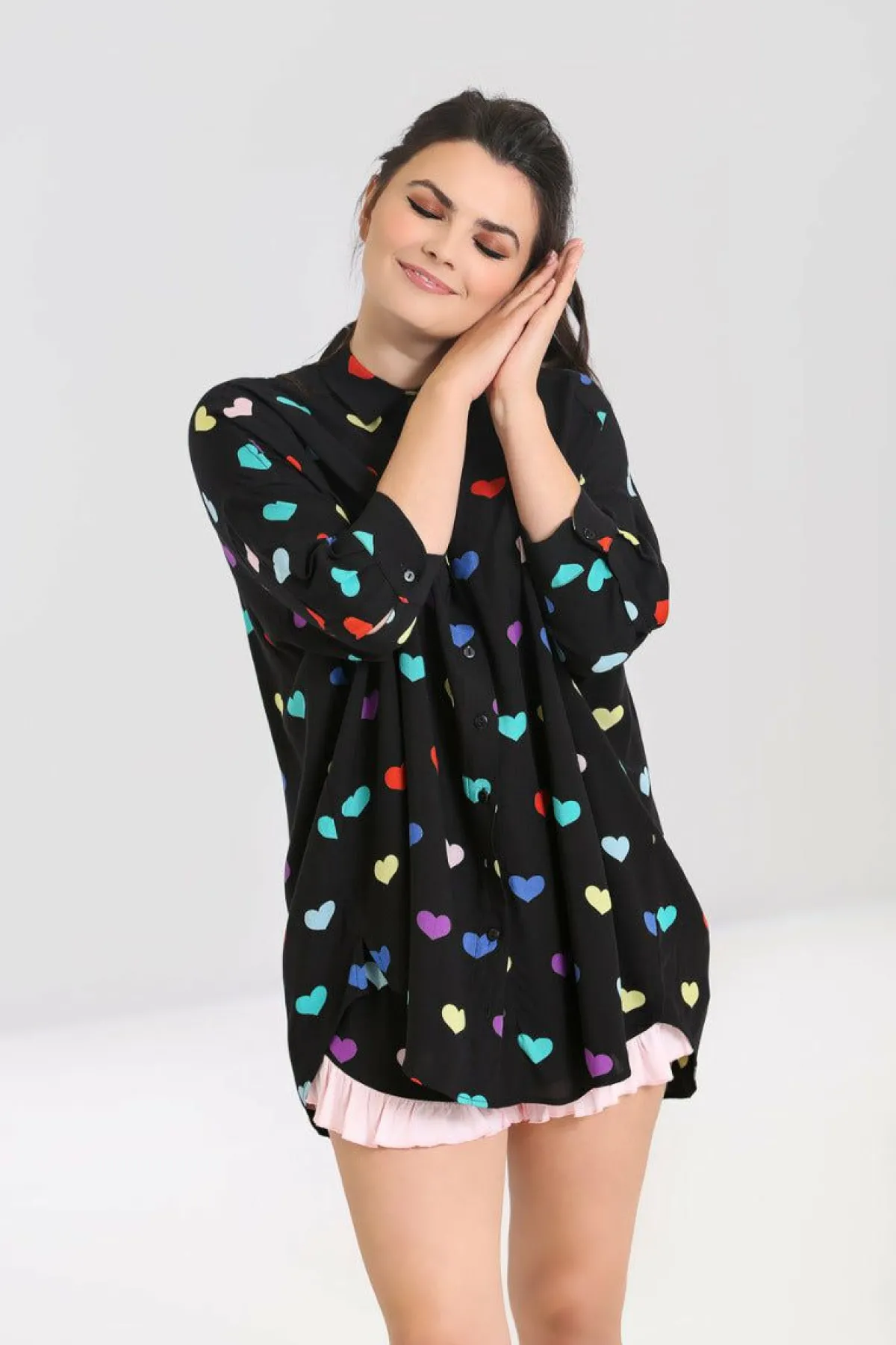 Women Hell Bunny Loungewear<Mimi Oversized Shirt
