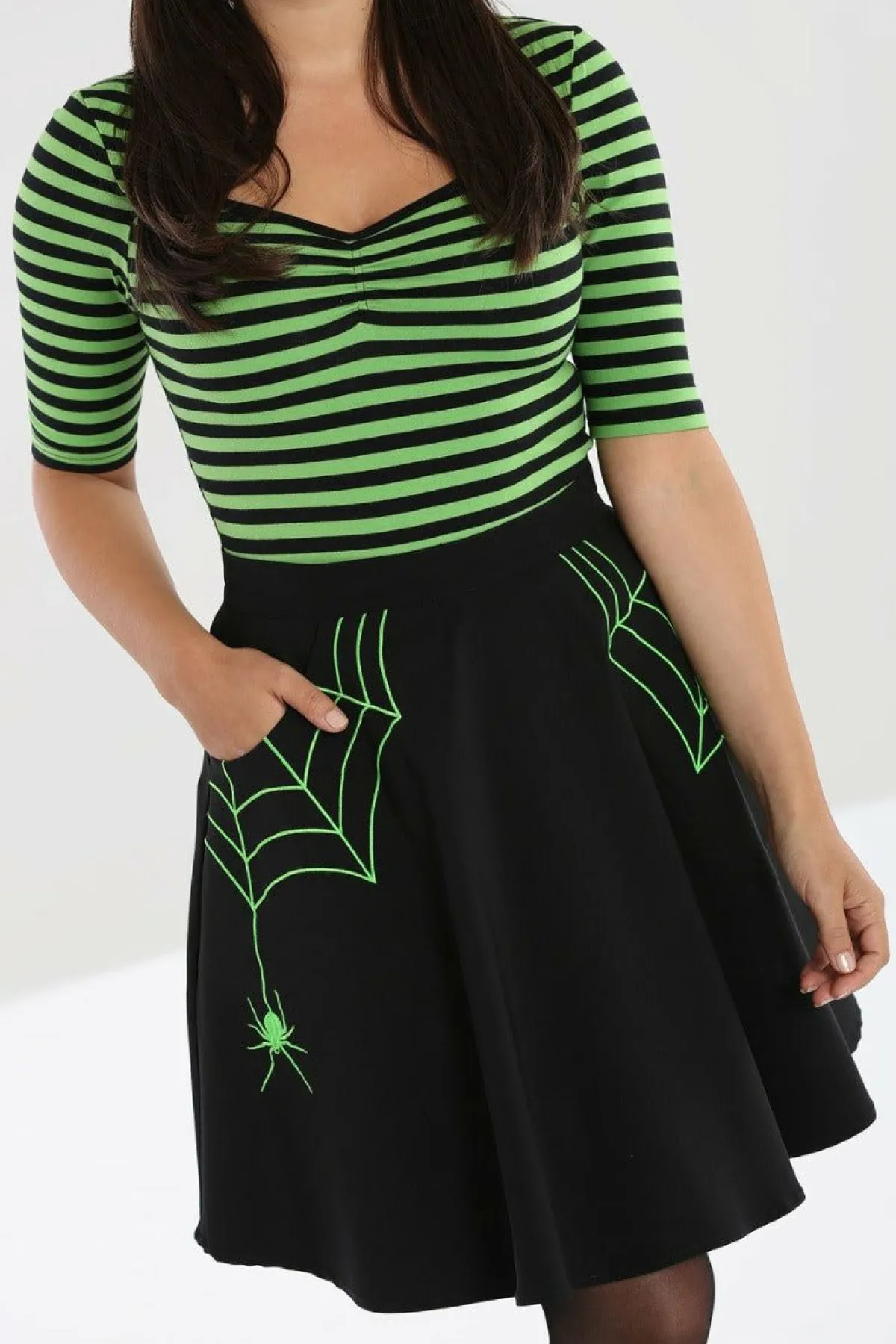 Women Hell Bunny Mini Skirts<Miss Muffet Mini Skirt