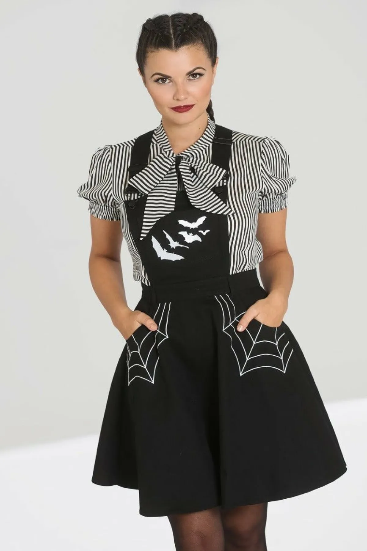 Women Hell Bunny Mini Dresses<Miss Muffet Pinafore Dress