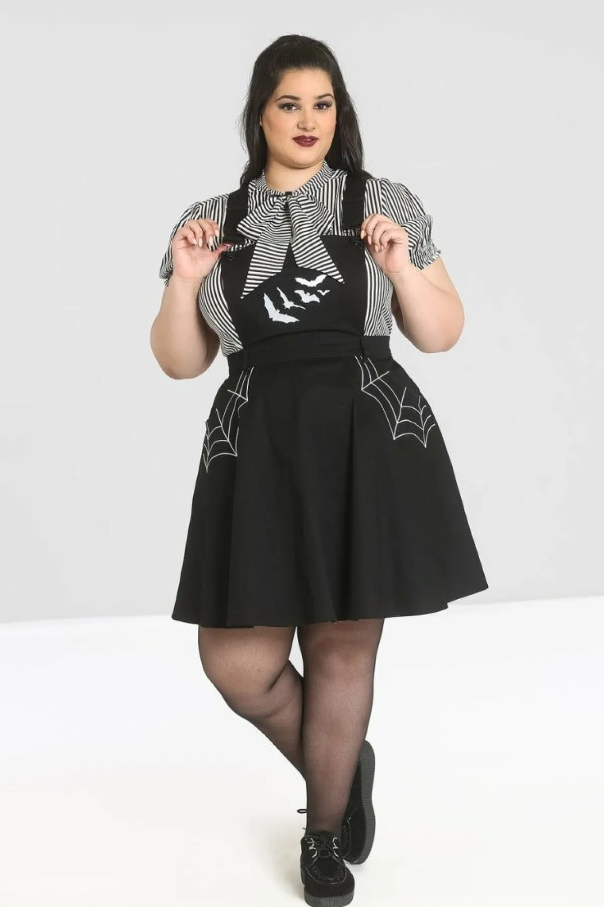 Women Hell Bunny Mini Dresses<Miss Muffet Pinafore Dress