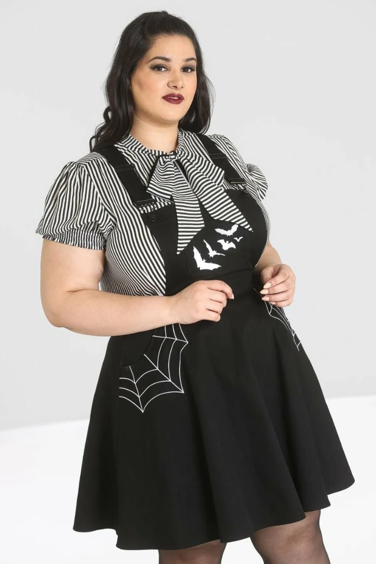 Women Hell Bunny Mini Dresses<Miss Muffet Pinafore Dress