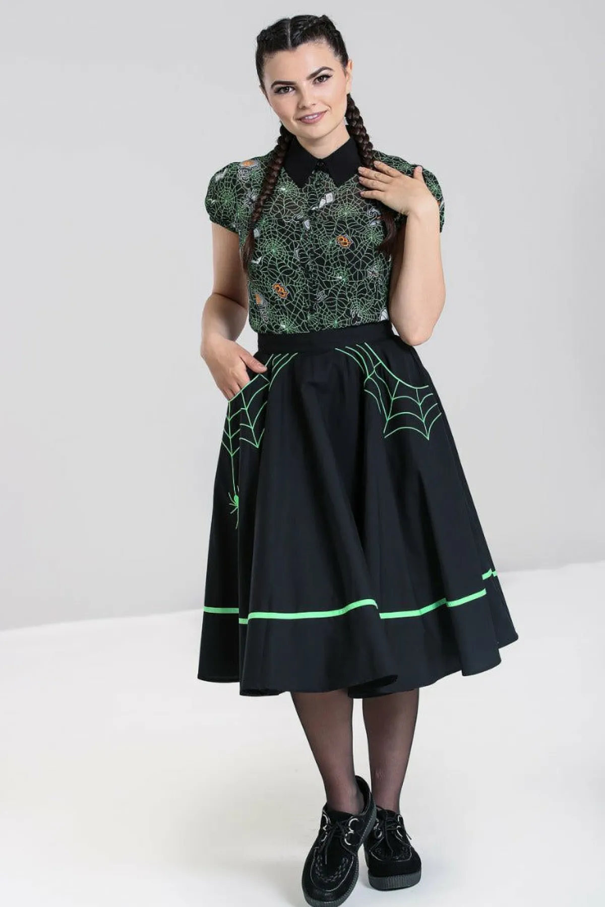 Women Hell Bunny Midi Skirts<Miss Muffet 50'S Skirt