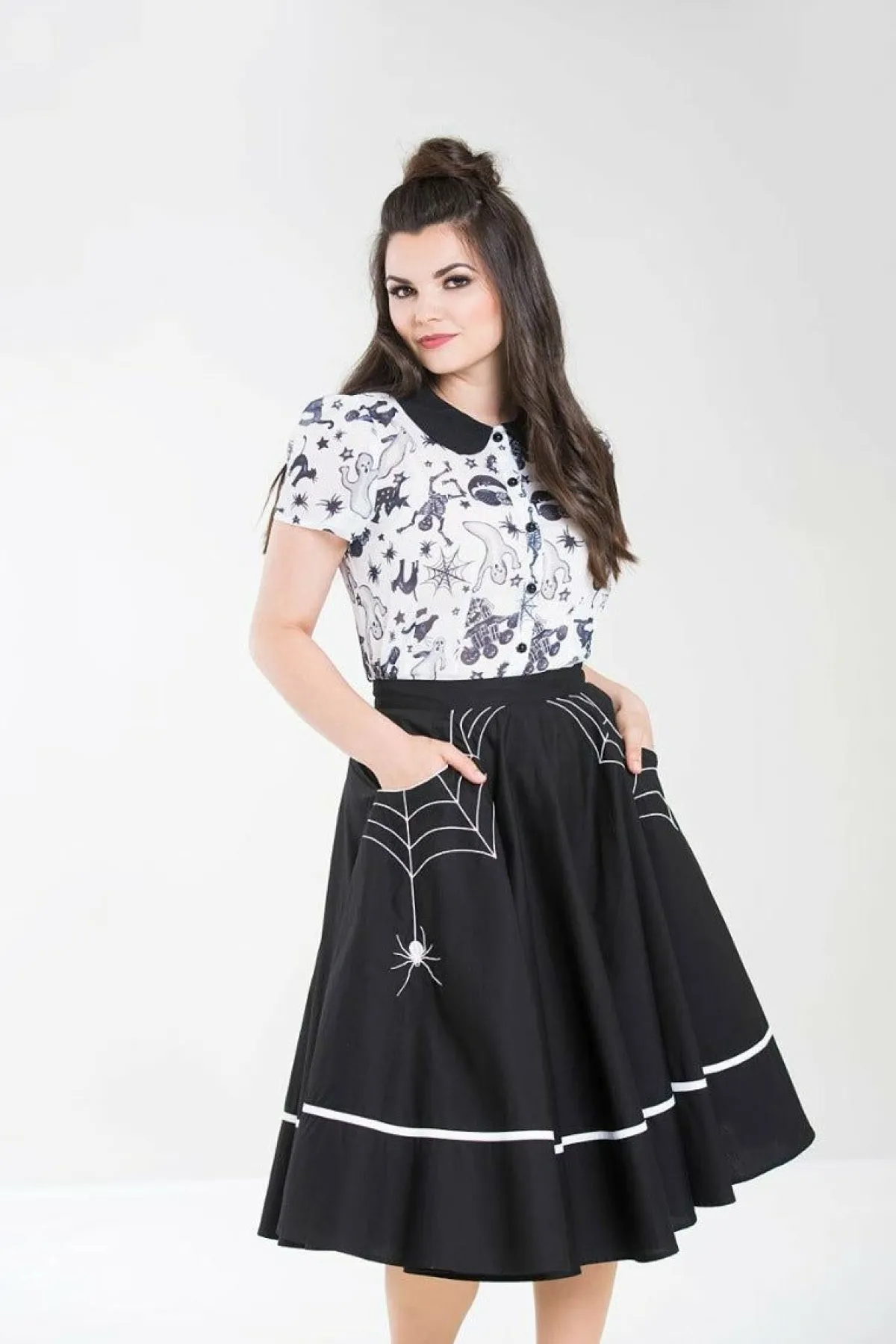 Women Hell Bunny Midi Skirts<Miss Muffet 50'S Skirt