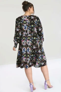 Women Hell Bunny Knee Dresses<Moondance Mid Dress