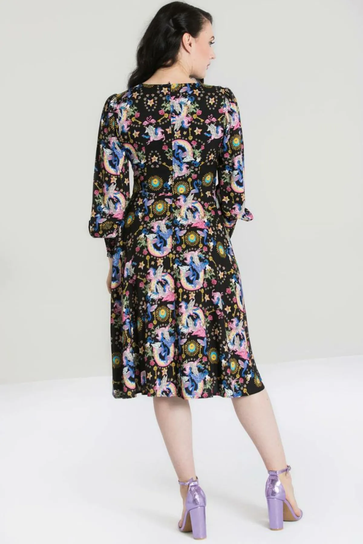 Women Hell Bunny Knee Dresses<Moondance Mid Dress