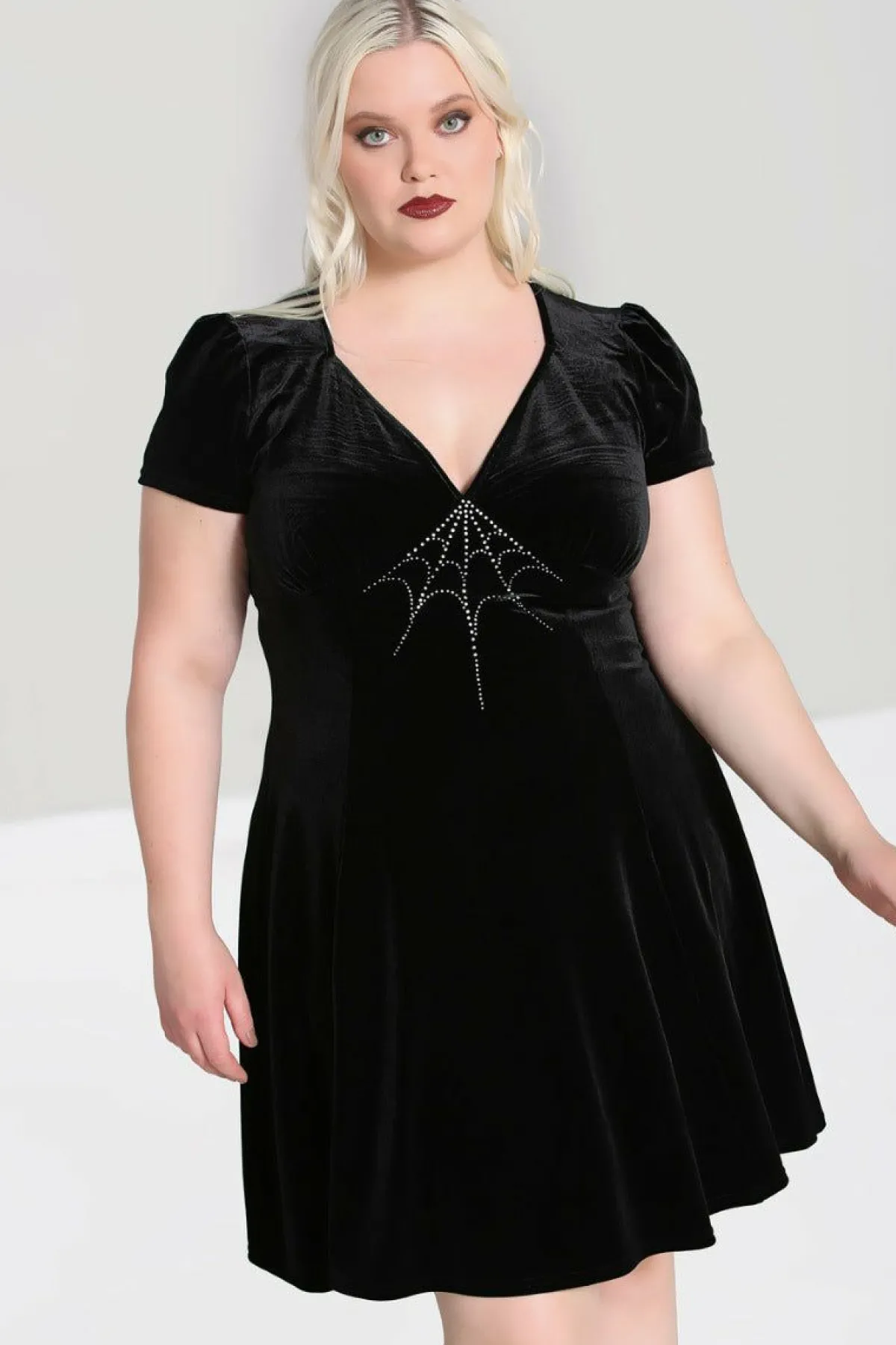 Women Hell Bunny Knee Dresses<Morticia Dress