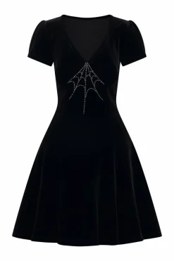 Women Hell Bunny Knee Dresses<Morticia Dress