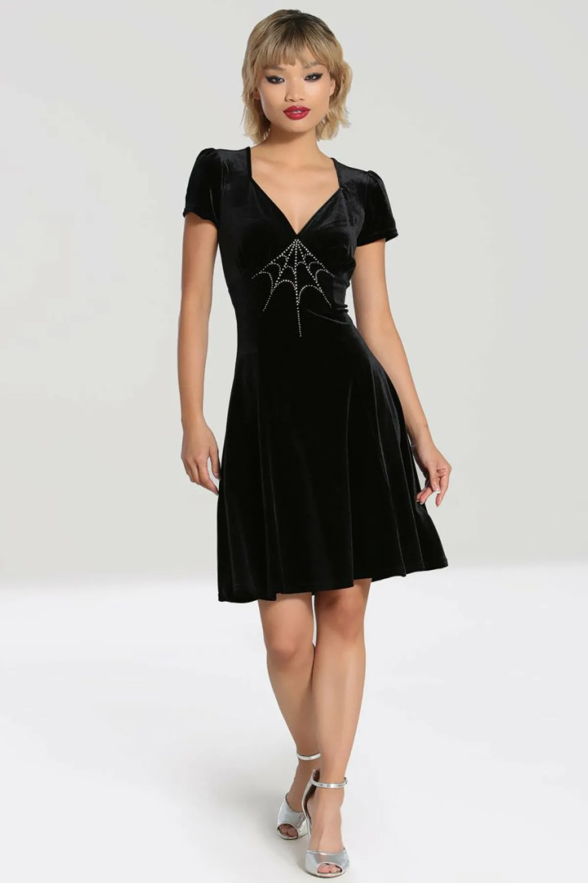 Women Hell Bunny Knee Dresses<Morticia Dress