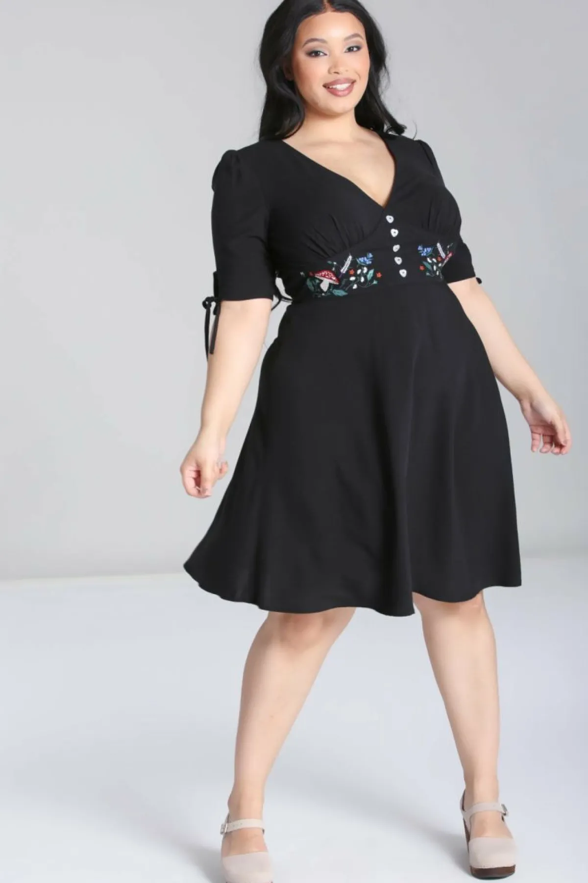Women Hell Bunny Knee Dresses<Natura Dress