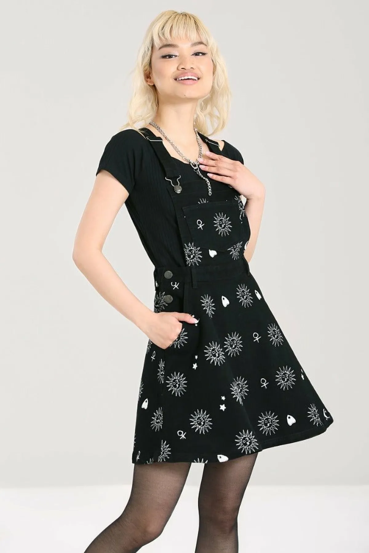 Women Hell Bunny Dresses<Oculus Pinafore Dress