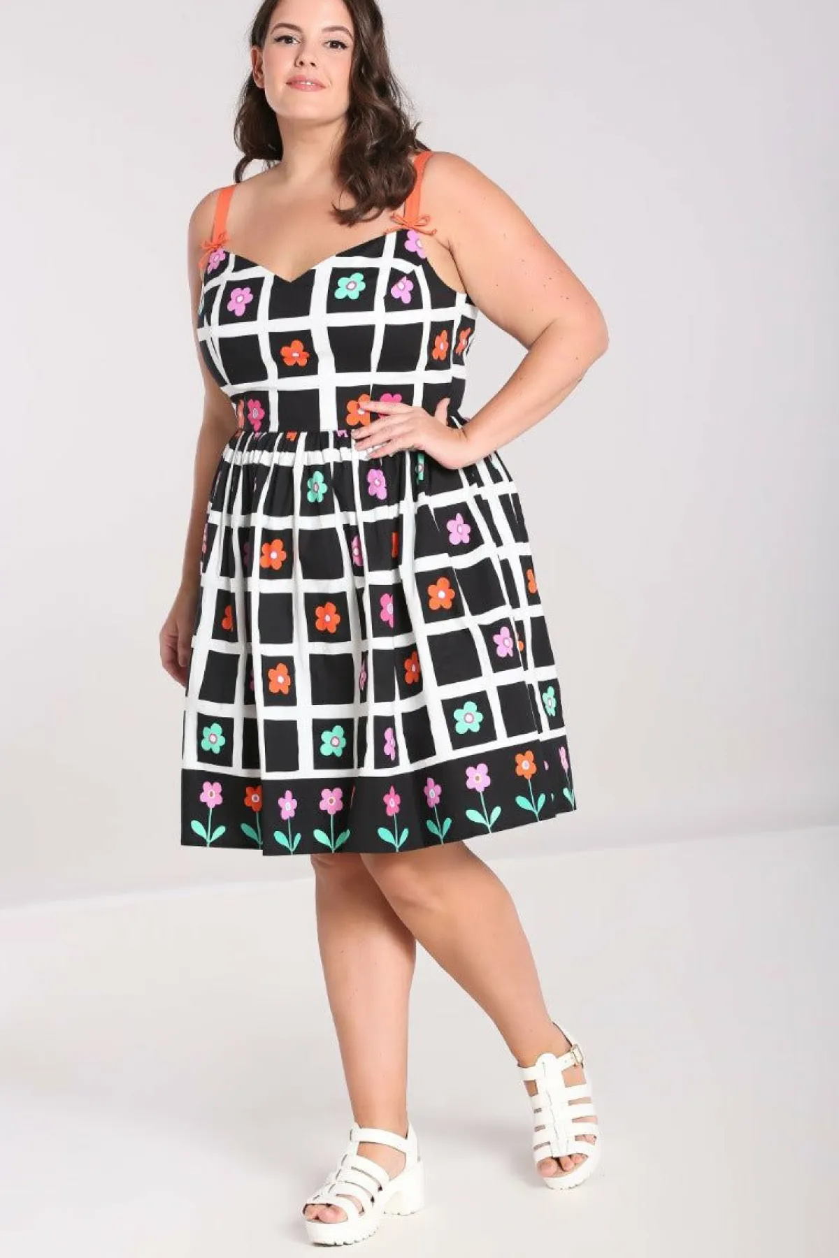 Women Hell Bunny Knee Dresses<Oopsie Daisy Knee Dress
