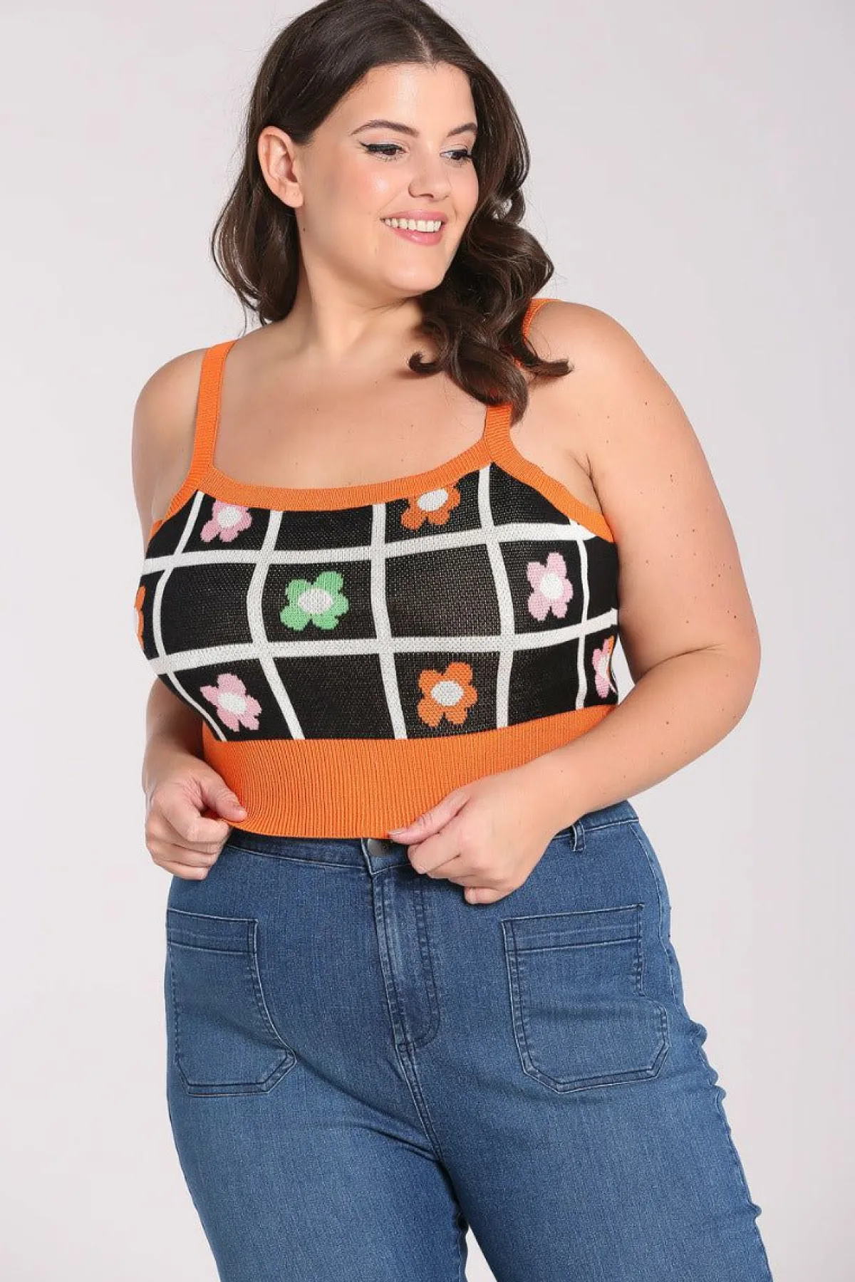Women Hell Bunny Knitted Tops<Oopsie Daisy Top
