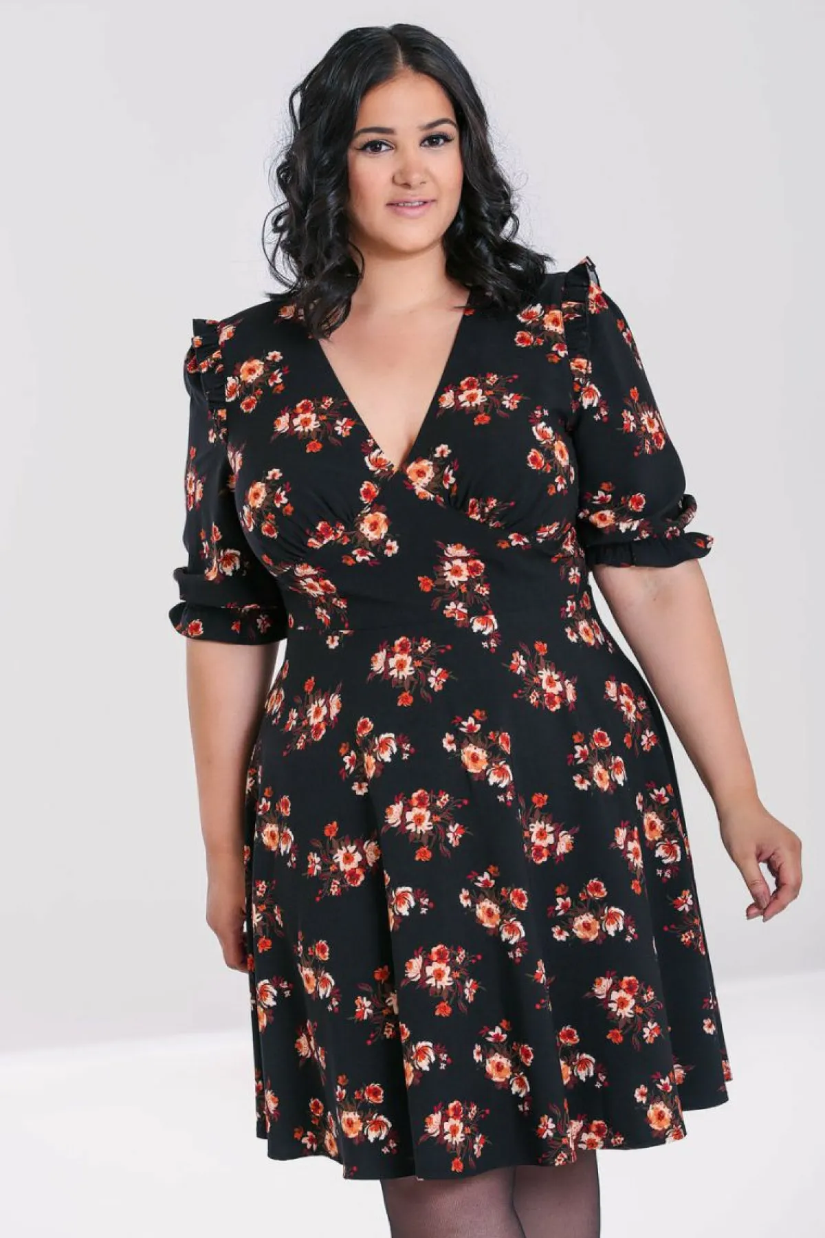 Women Hell Bunny Knee Dresses<Orla Mid Dress