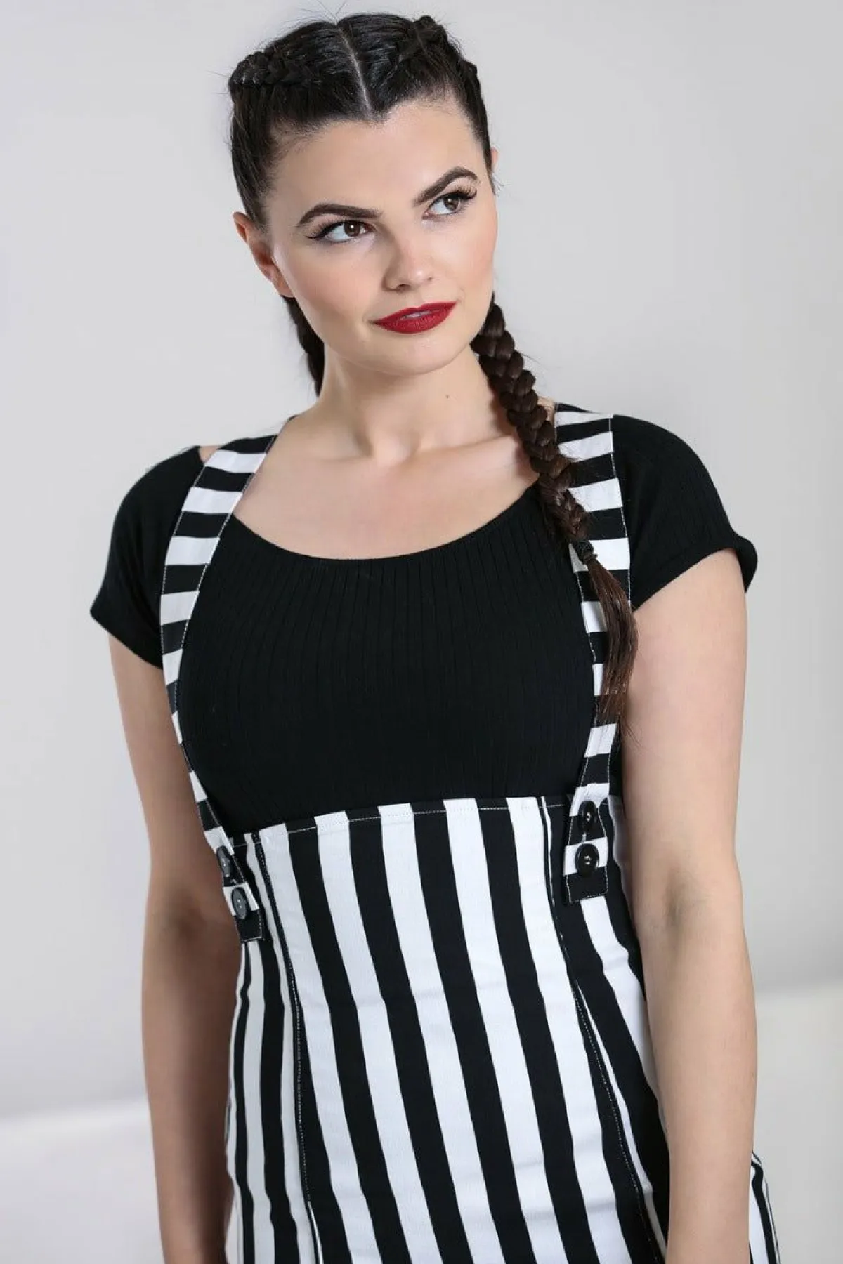 Women Hell Bunny Knee Skirts<Otho Pinafore Skirt