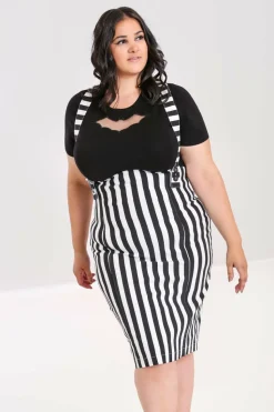 Women Hell Bunny Knee Skirts<Otho Pinafore Skirt