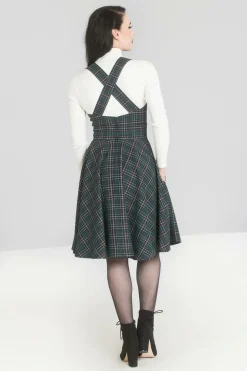 Women Hell Bunny Knee Dresses<Peebles Pinafore Dress