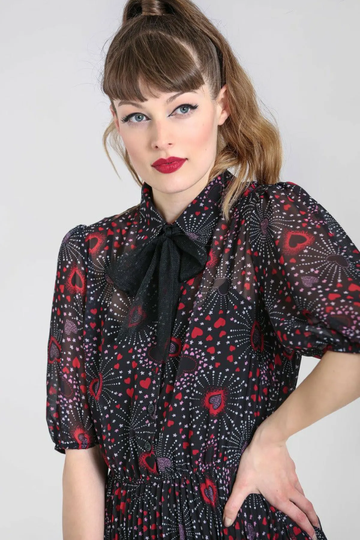 Women Hell Bunny Midi Dresses<Perry Mid Dress