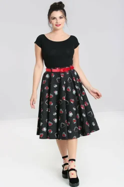 Women Hell Bunny Midi Skirts<Petals 50'S Skirt