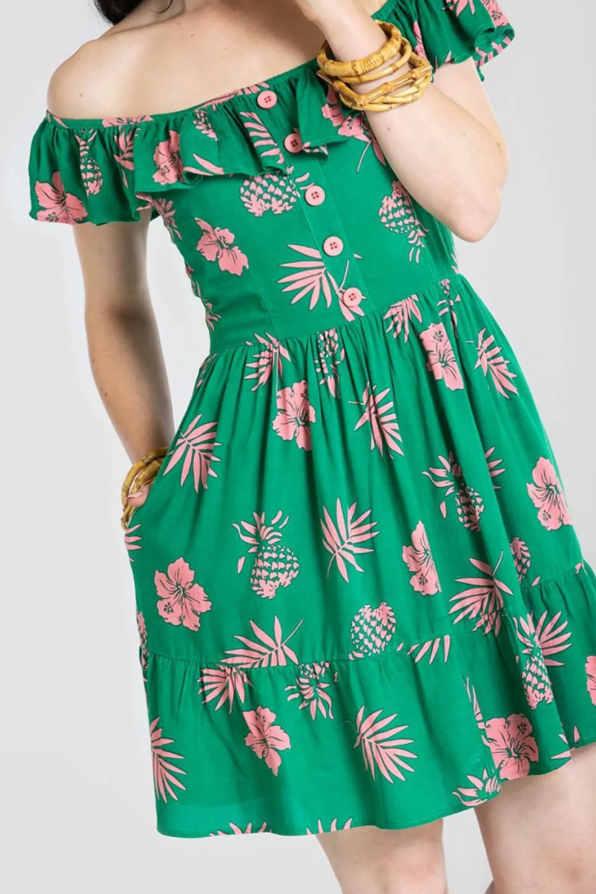 Women Hell Bunny Mini Dresses<Pineapple Mini Dress