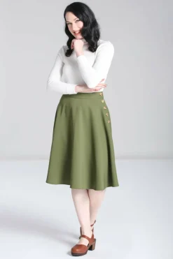 Women Hell Bunny Knee Skirts<Ravenwood Skirt Plus