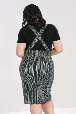 Women Hell Bunny Knee Skirts<Regan Pinafore Skirt